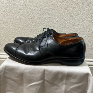 Allen Edmonds Park Avenue Oxfords Men's  Black Leather Cap Toe Shoes Size 11A